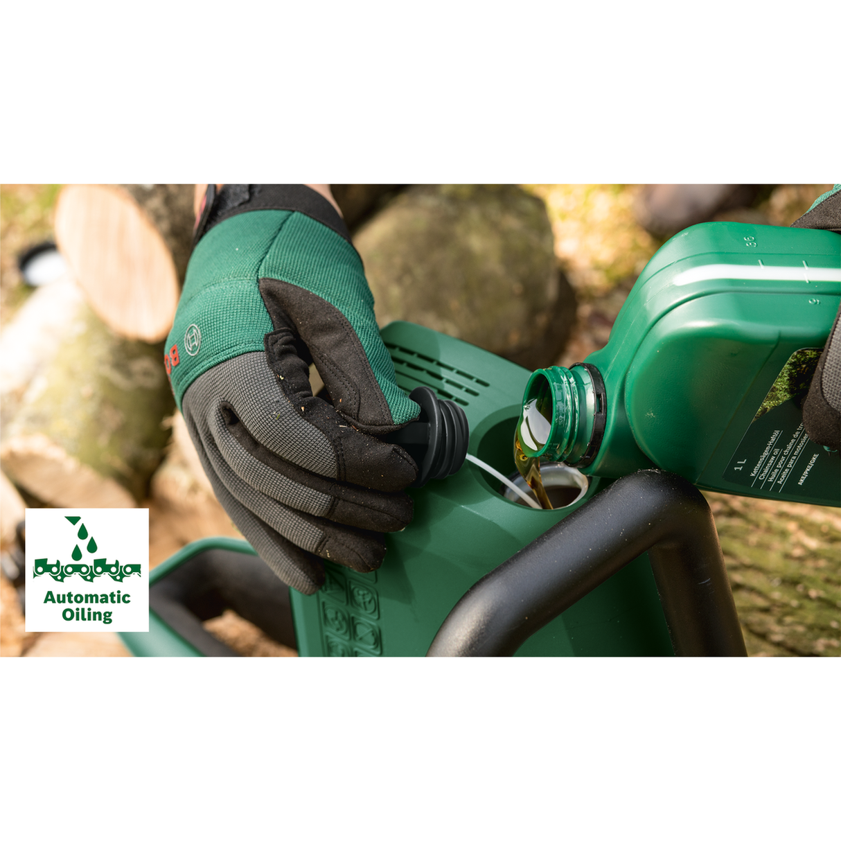 Bosch Garden Chainsaw UniversalChain 35 (1800W, 35cm bar, 12m/s chain, SDS system, auto-oil, 4.3kg)