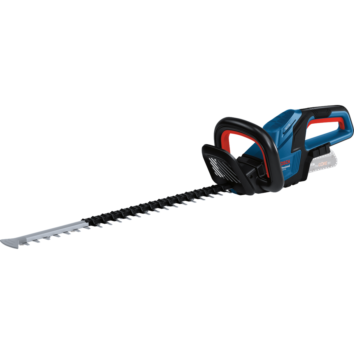 Bosch Professional Cordless Hedgecutter GHE 18V-60 (18V, 60cm blade, 23mm tooth, Anti-Blocking, Brushless, 3kg excl. batt)