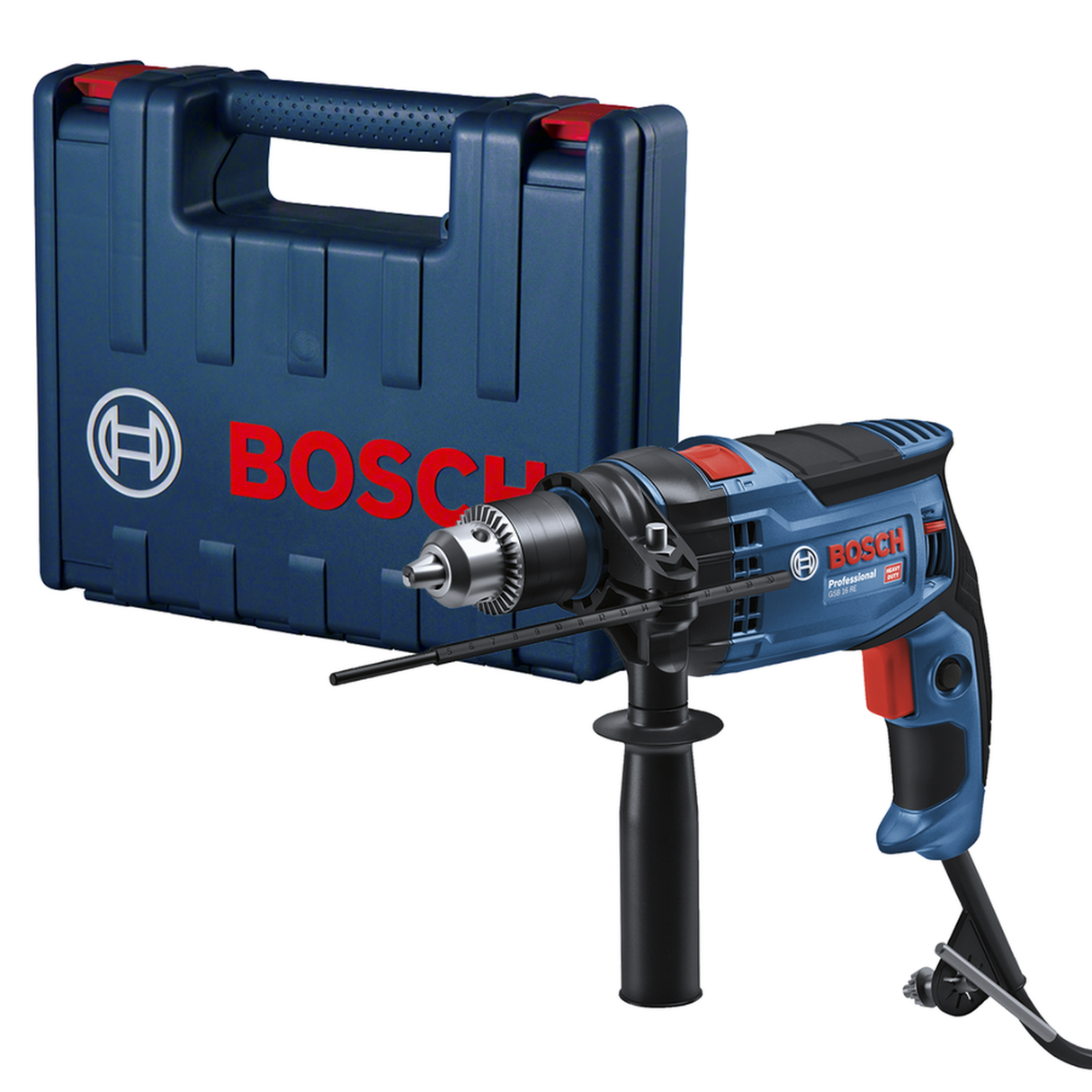 Bosch Professional Impact Drill GSB 16 RE (750W motor, Robust design, For demanding drilling and impact drilling tasks)