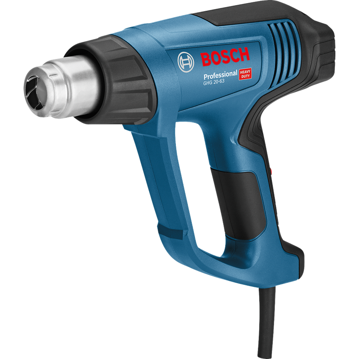 Bosch Professional Heat Gun GHG 20-63 (2000W motor, Adjustable temperature and airflow, For versatile applications)