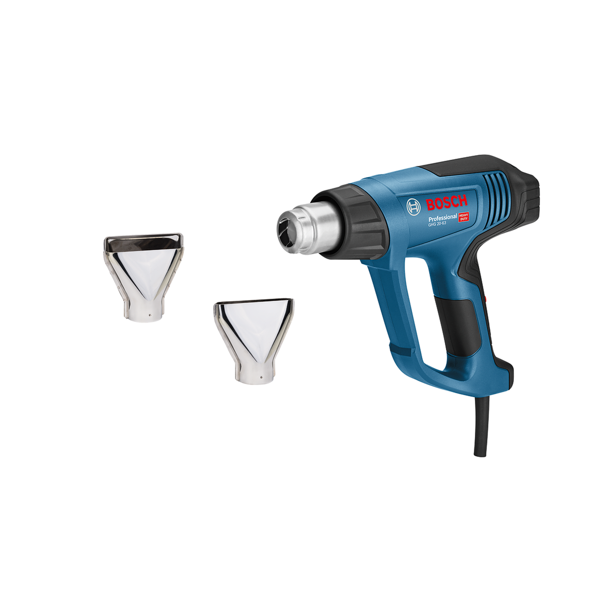 Bosch Professional Heat Gun GHG 20-63 (2000W motor, Adjustable temperature and airflow, For versatile applications)