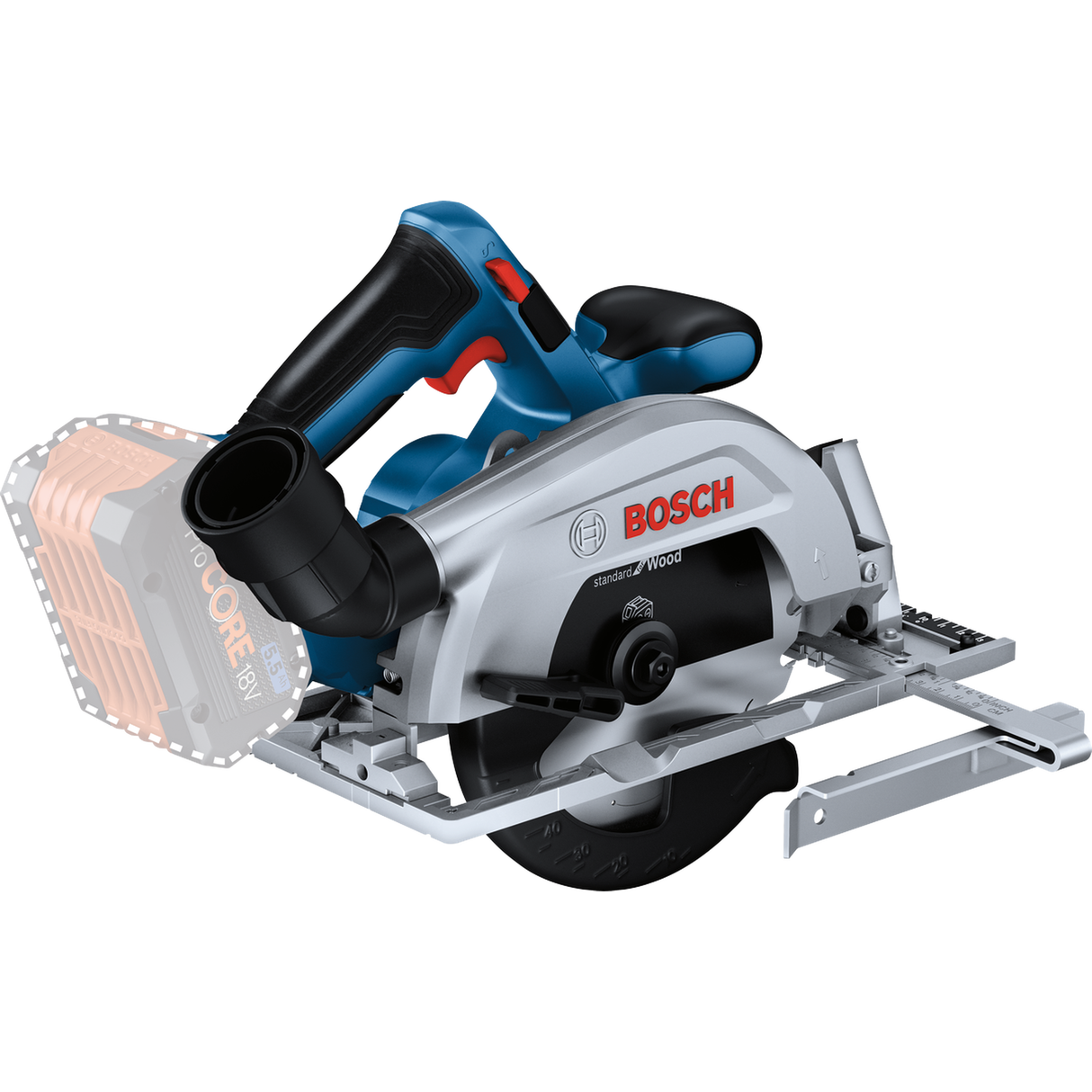 Bosch Professional Cordless Circular Saw GKS 185-LI (18V System, Powerful motor, without battery/ charger, Carton)