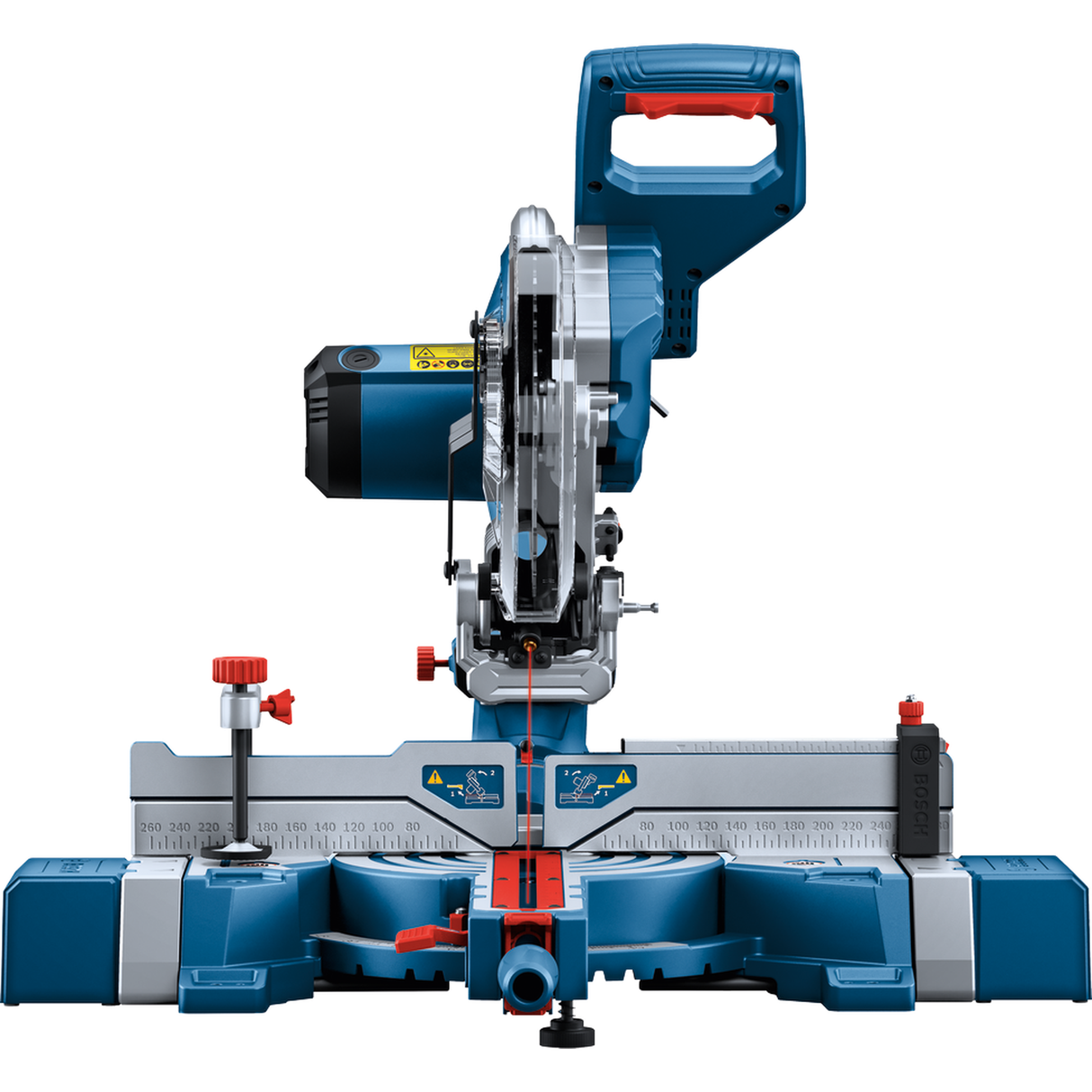 Bosch Professional Mitre Saw GCM 254 (Powerful motor, For precise cross-cuts and mitre cuts in wood)