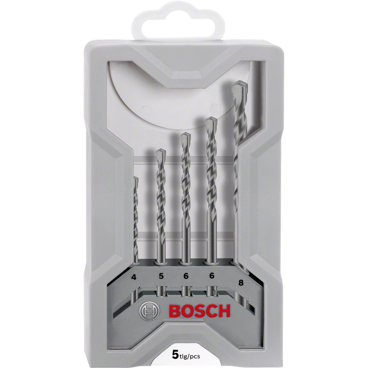 Bosch CYL-3 Concrete Drill Bit Set 4/5/2x6/8mm 5pcs (a set of drill bits for fast and precise drilling in concrete and masonry, robust carbide tip for longer life), compatible with rotary and impact drills.