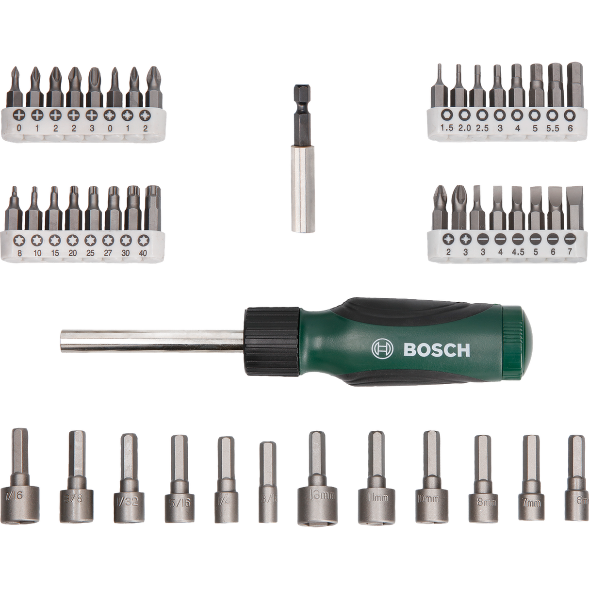 Bosch 46-Piece Mixed Screwdriving Set (Assorted screwdriver bits and accessories for various screwdriving tasks)