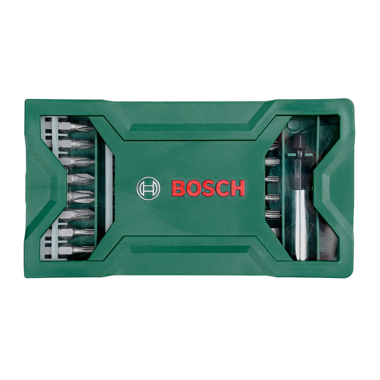 Bosch X-Line Mini 25-Piece Screwdriver Bit Set (for various screws, compact design, incl. storage case)