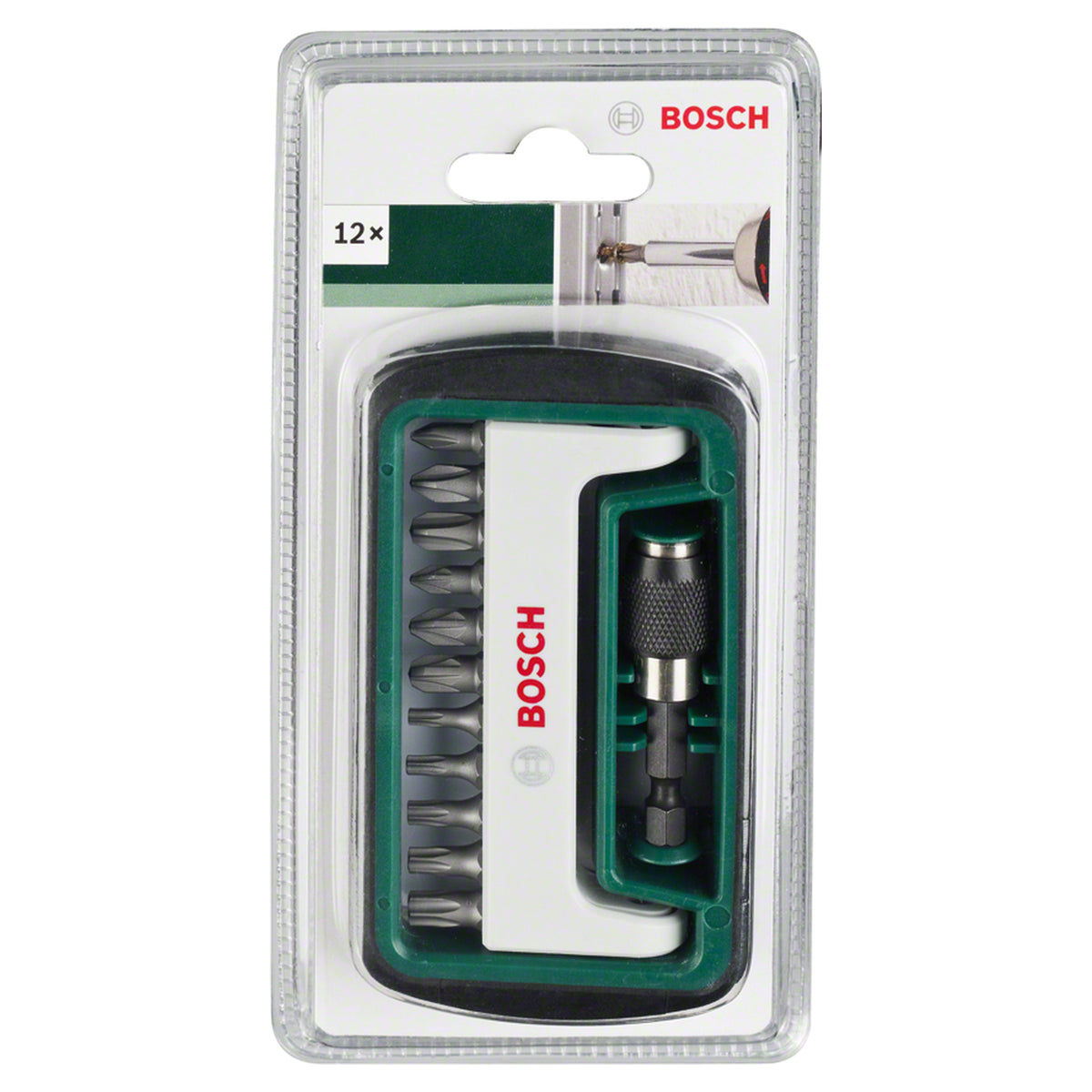 Bosch 11-Piece Standard Quality Mixed Screwdriver Set (Phillips/Pozidriv/Torx, With adapter, For diverse tasks)