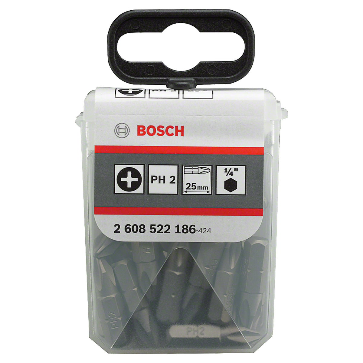 Bosch Screwdriver Bits in TicTac Box (Various types, Convenient and organized storage)