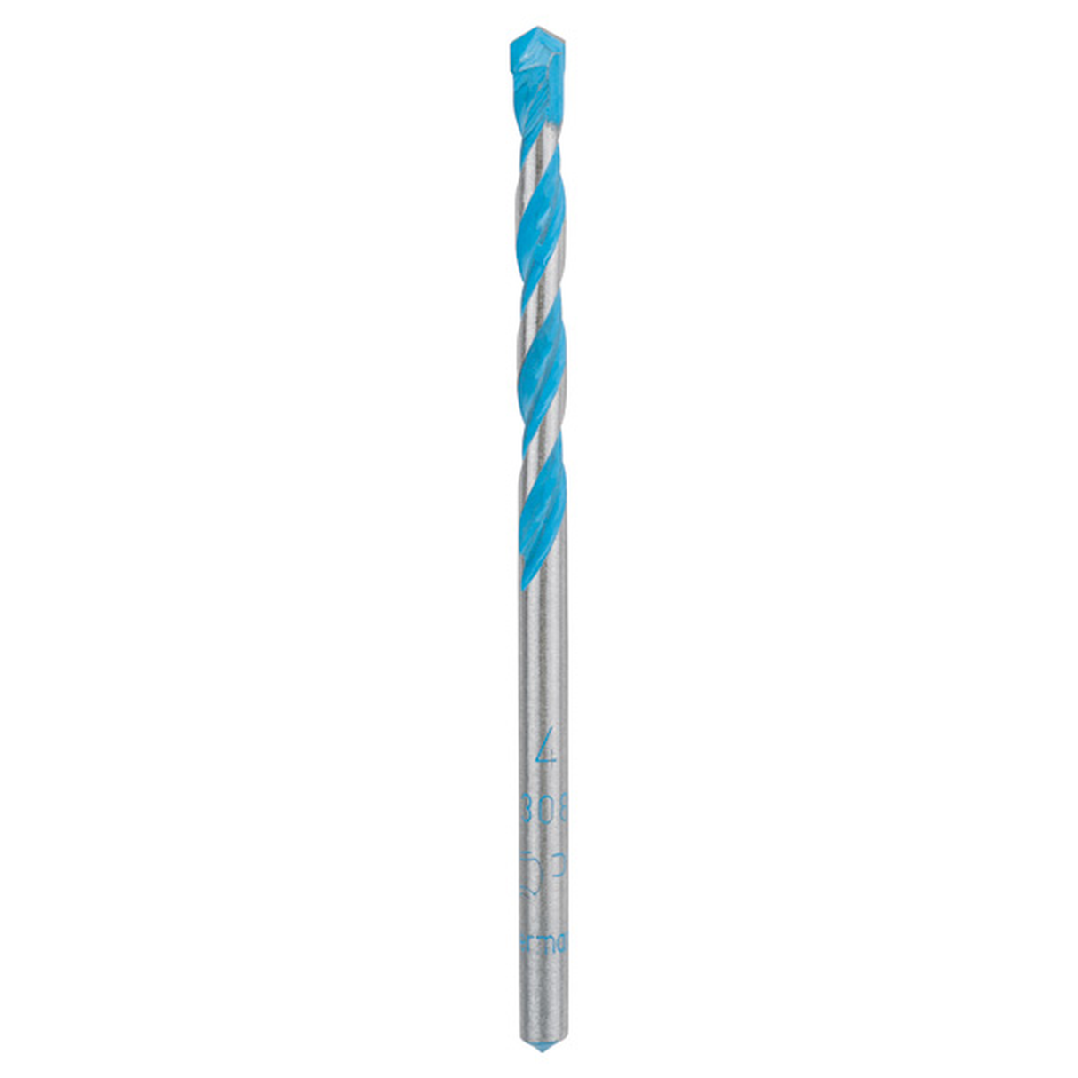 Bosch CYL-9 Multi-Construction Drill Bit 4x40x75mm (for drilling in almost all materials including tiles, masonry, metal, and wood, high-performance carbide tip for maximum durability and precision), compatible with rotary and impact drills.