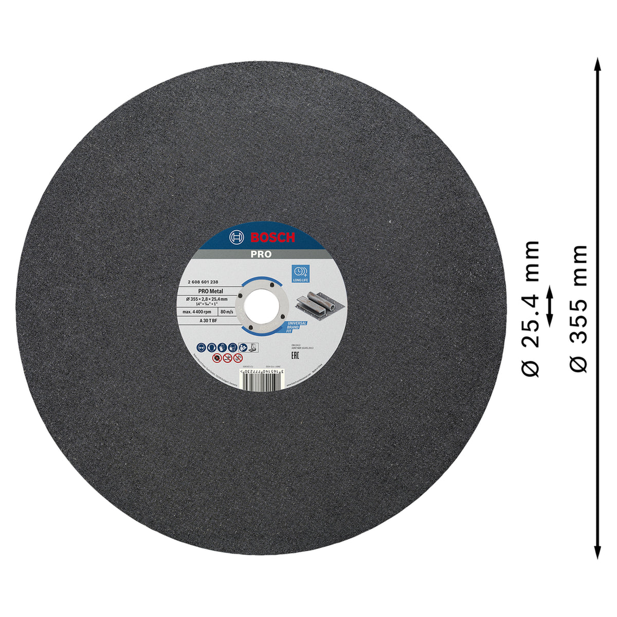 Cutting Disc Expert for Metal 355x2,8x25,4mm