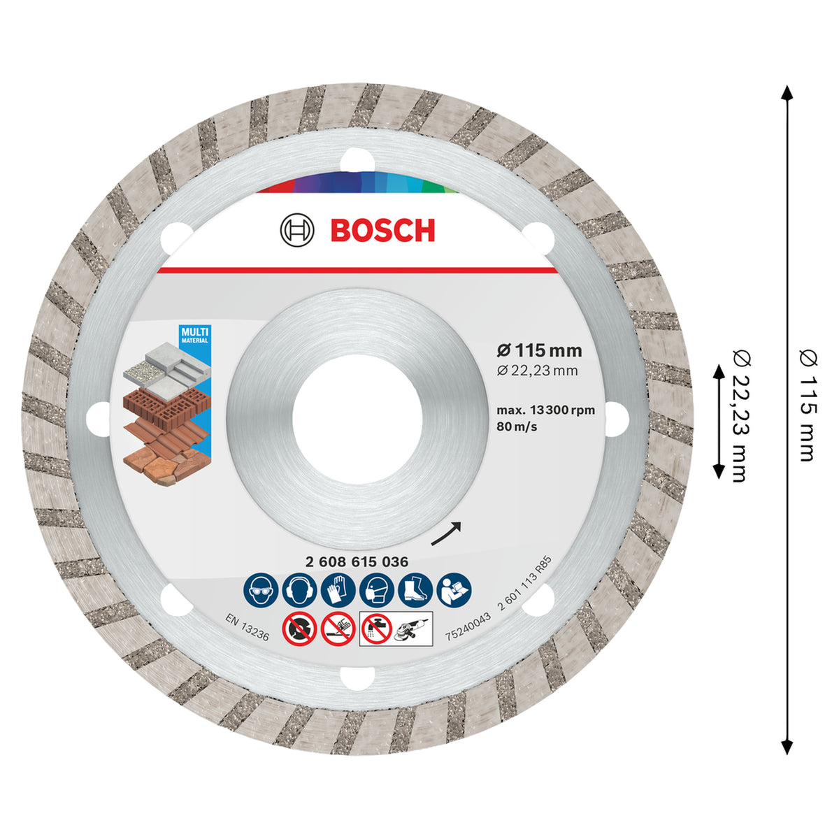 Diamond Cutting Disc ECO for Universal Turbo 115mm