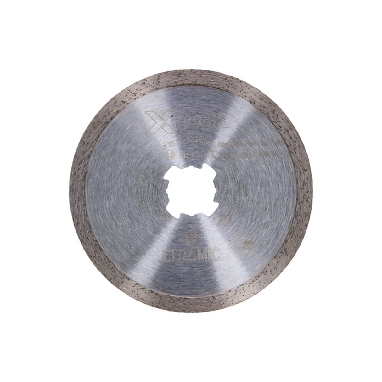 Bosch Diamond Disc X-LOCK Standard for Ceramic 115x1.6x7mm (for reliable and clean cutting of ceramic tiles, X-LOCK mounting for fast and easy disc changes), compatible with X-LOCK angle grinders.