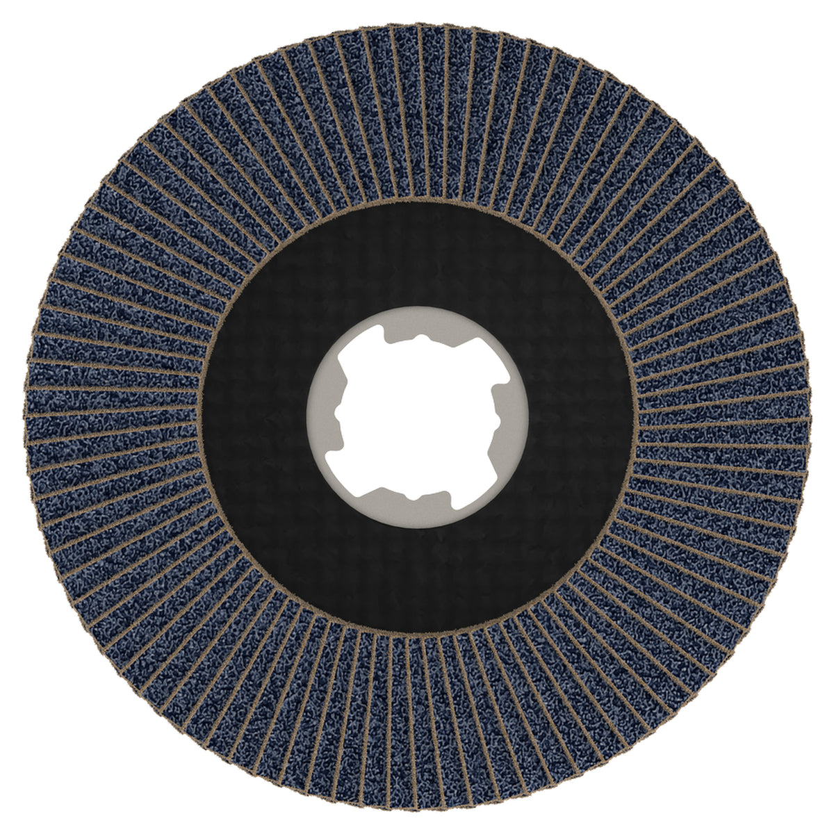 Bosch Best for Metal Flap Disc X571, 115 mm, G80 (angled version, premium zirconia alumina grit, fiberglass backing, incl. 1x Flap disc)