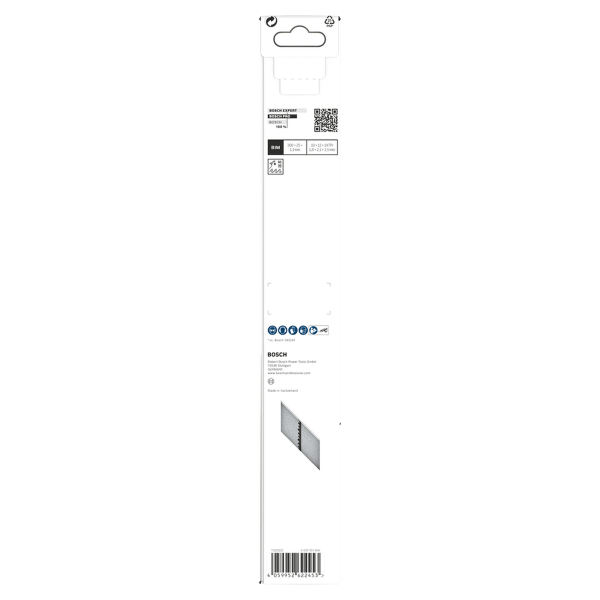 Bosch PRO Thick Metal precise S1237HBF Blade, 1.1 x 25 x 300 mm (5-Piece Pack)