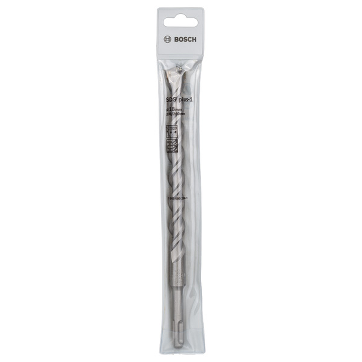 Bosch SDS-Plus-1 Hammer Drill Bit (18x200/260mm, For masonry and concrete)