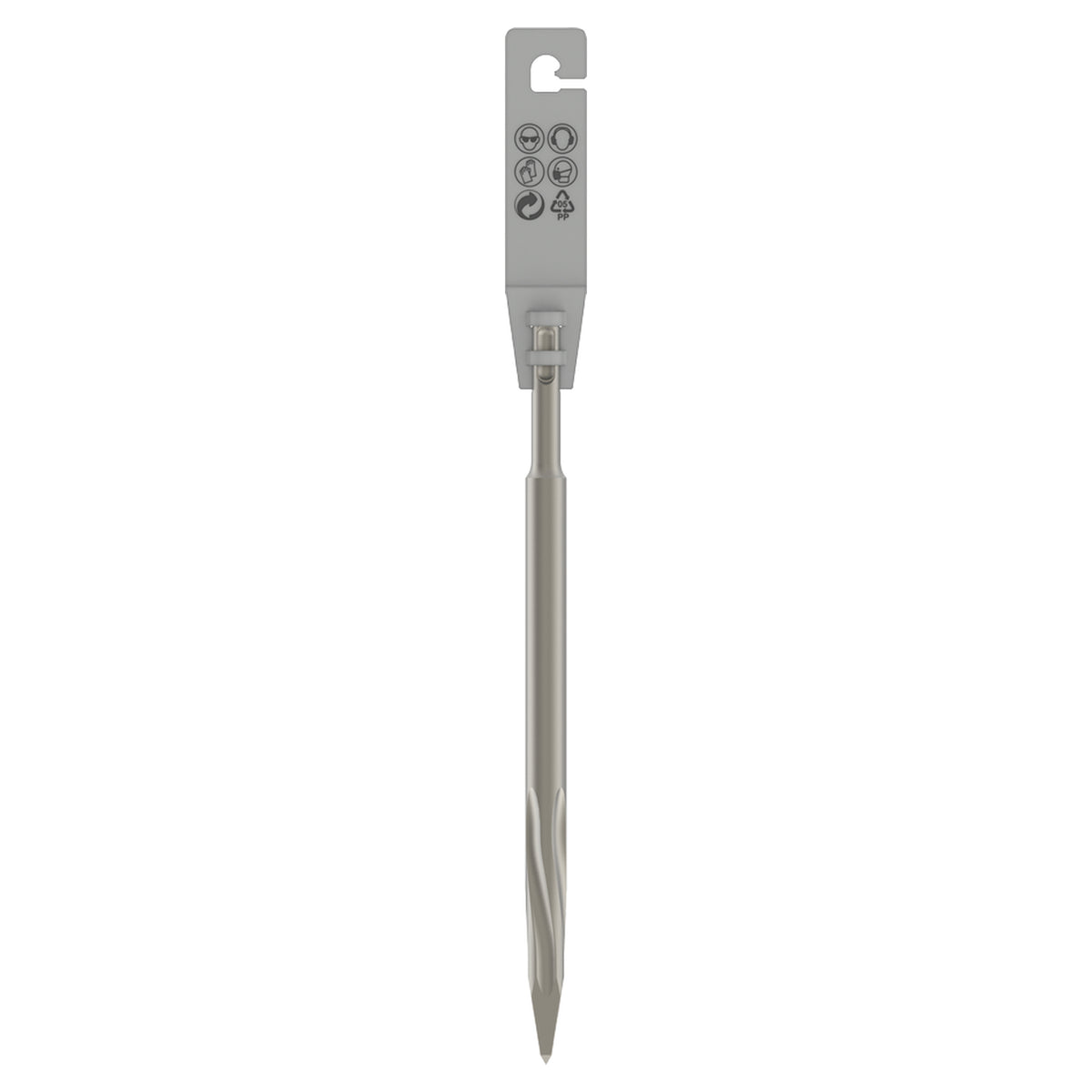 Bosch PRO SDS plus-5C Pointed Chisel (250mm, For concrete demolition, SDS Plus shank)