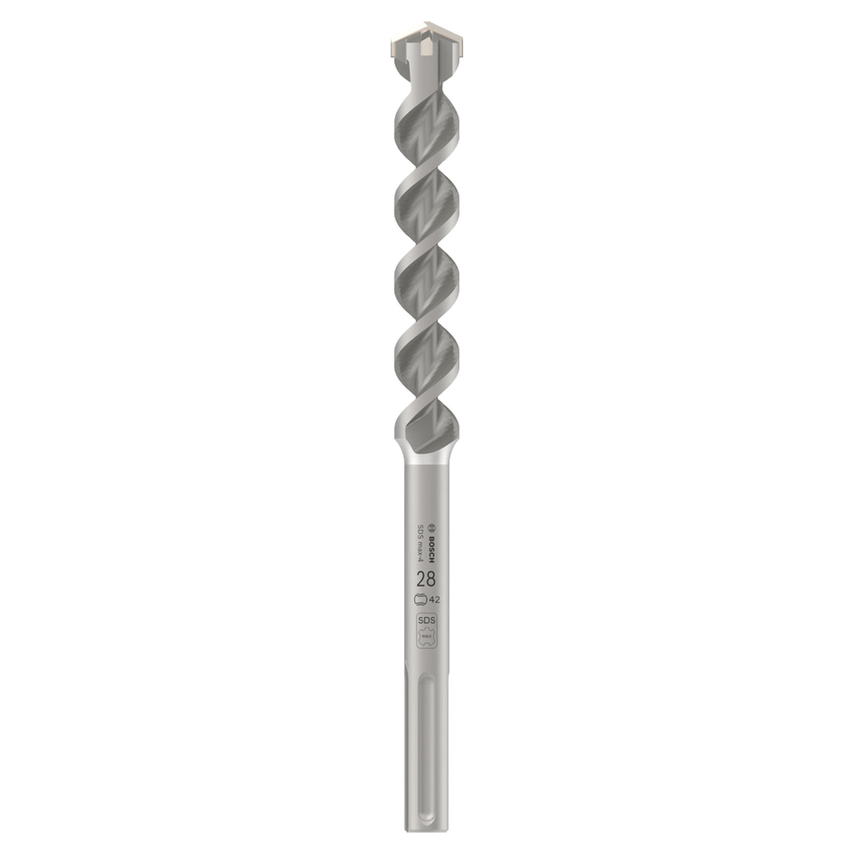Bosch SDS max-4 Hammer Drill Bit (28x200/320mm, For concrete and masonry, 4-cutter head)