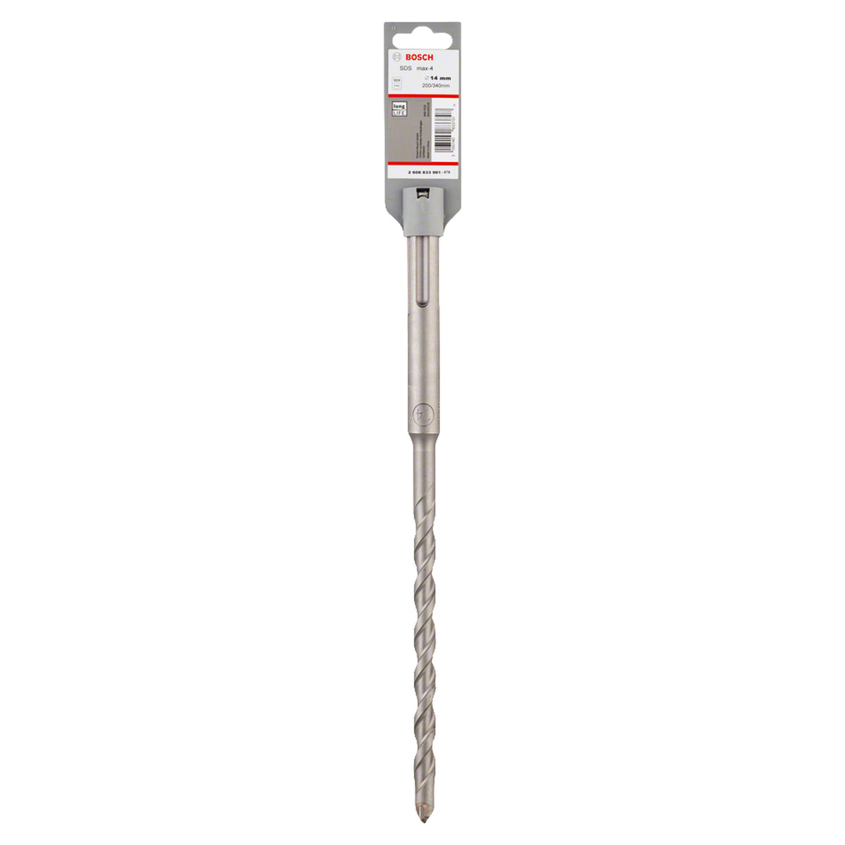 Bosch SDS max-4 Hammer Drill Bit (14x340mm, For concrete and masonry, 4-cutter head)