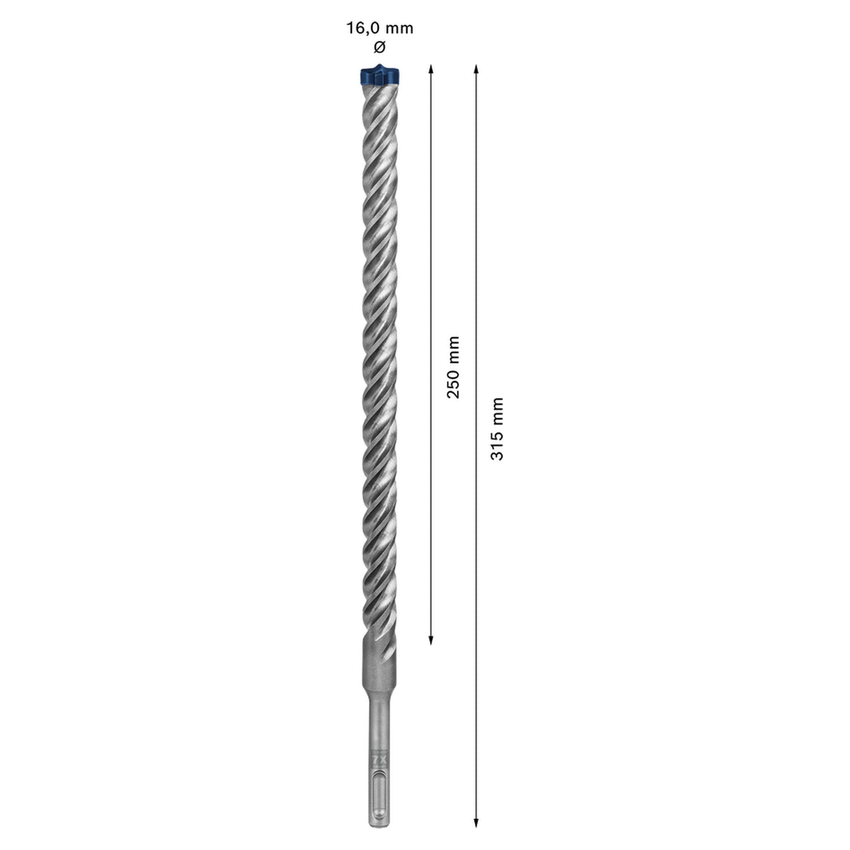 Bosch EXPERT SDS Plus-7X Hammer Drill Bit (16 x 250 x 315 mm)