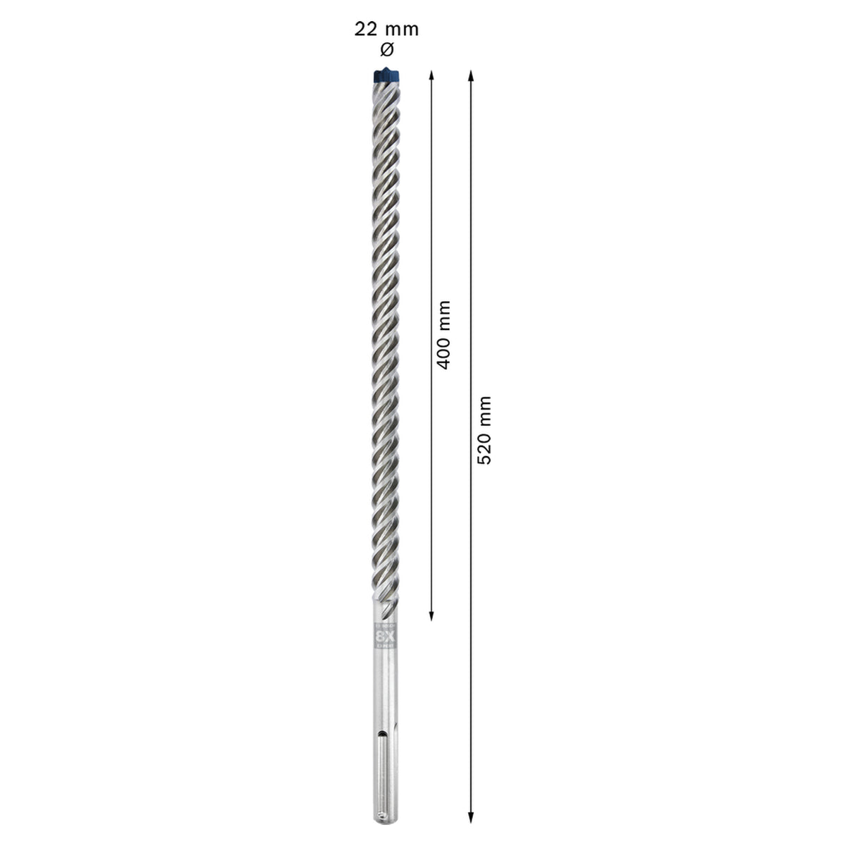 Bosch EXPERT SDS-Max-8X Hammer Drill Bit (22 x 400 x 520 mm)
