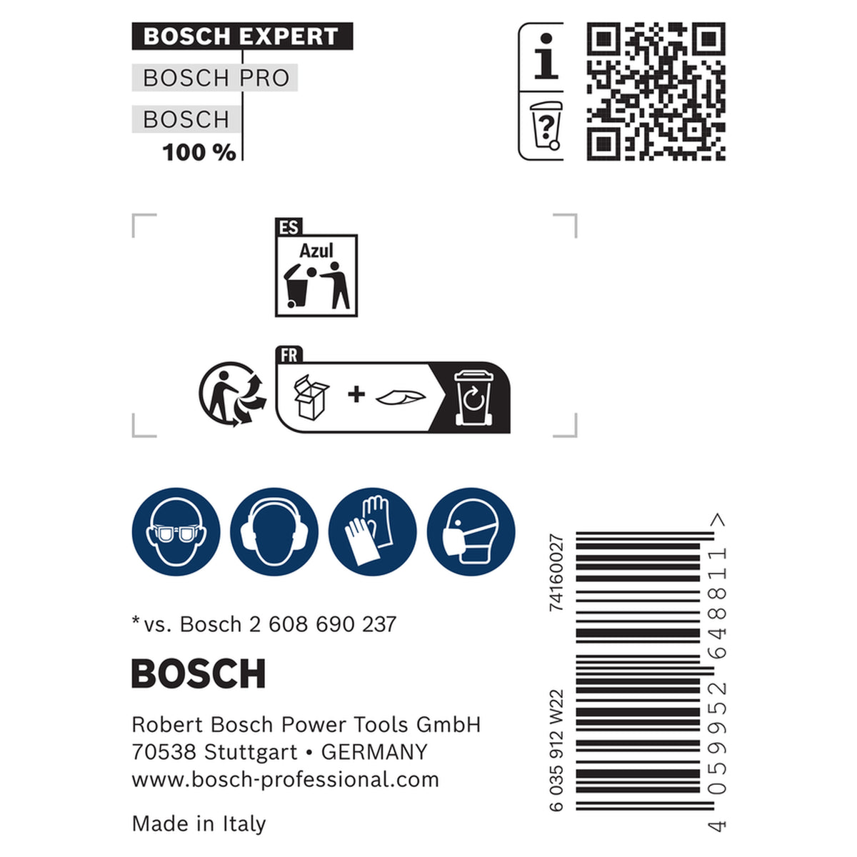 Bosch Expert SDS max-8C Flat Chisel (25x400mm, 10-piece pack, For heavy-duty concrete demolition)