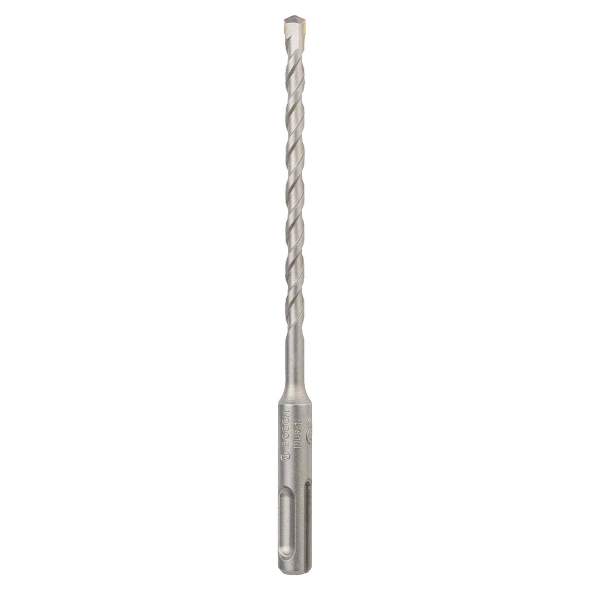 Bosch SDS Plus-1 Drill Bit 6x160mm (for concrete and masonry, robust carbide tip for extended life, optimized flute design for efficient dust removal and faster drilling), compatible with SDS Plus hammer drills.
