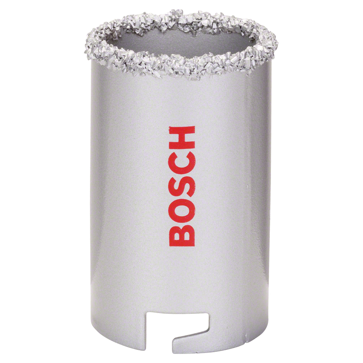 Bosch Tungsten Carbide Grit Hole Saw (43mm, For abrasive materials like tiles and fiberglass)