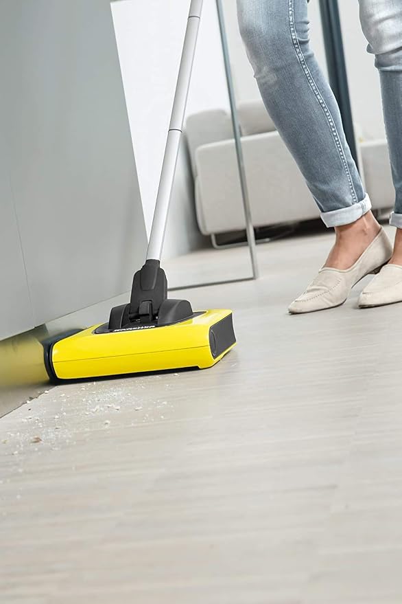 Karcher 1.258-025 - KB 5 Cordless Electric Broom – Rechargeable Floor Sweeper, 370ml