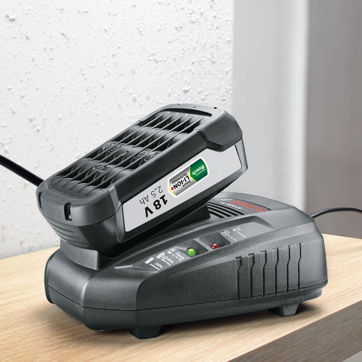 Bosch AL 1830 CV (18V Charger) Home and Garden Battery Charger, Black