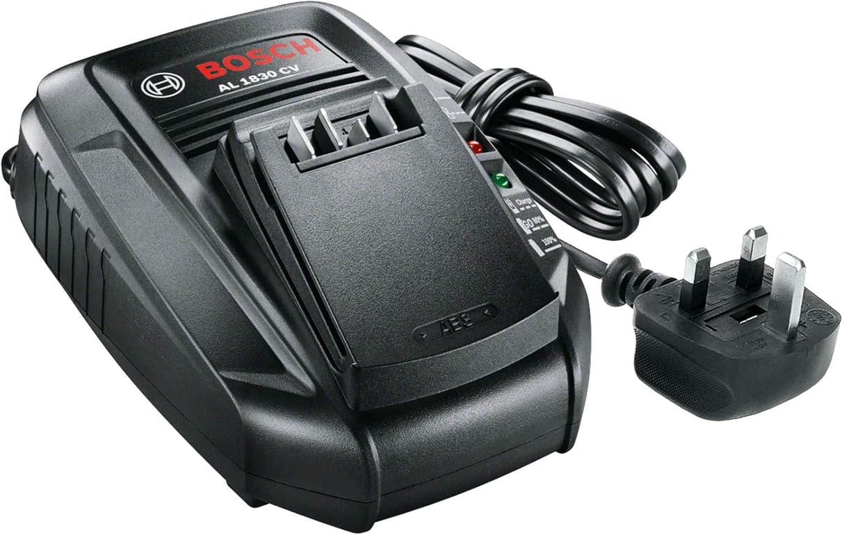 Bosch AL 1830 CV (18V Charger) Home and Garden Battery Charger, Black