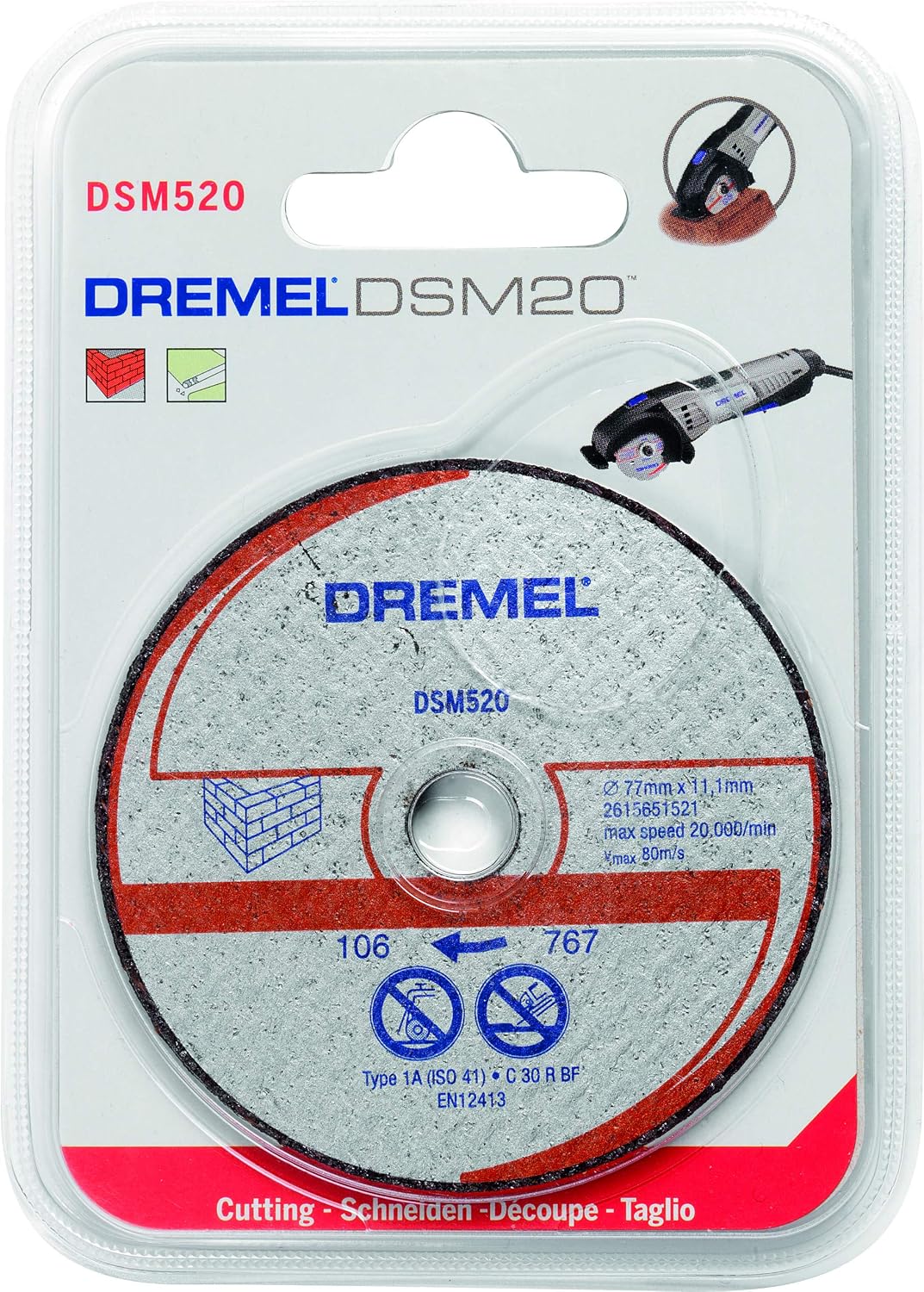 DREMEL DSM masonry cutting disc