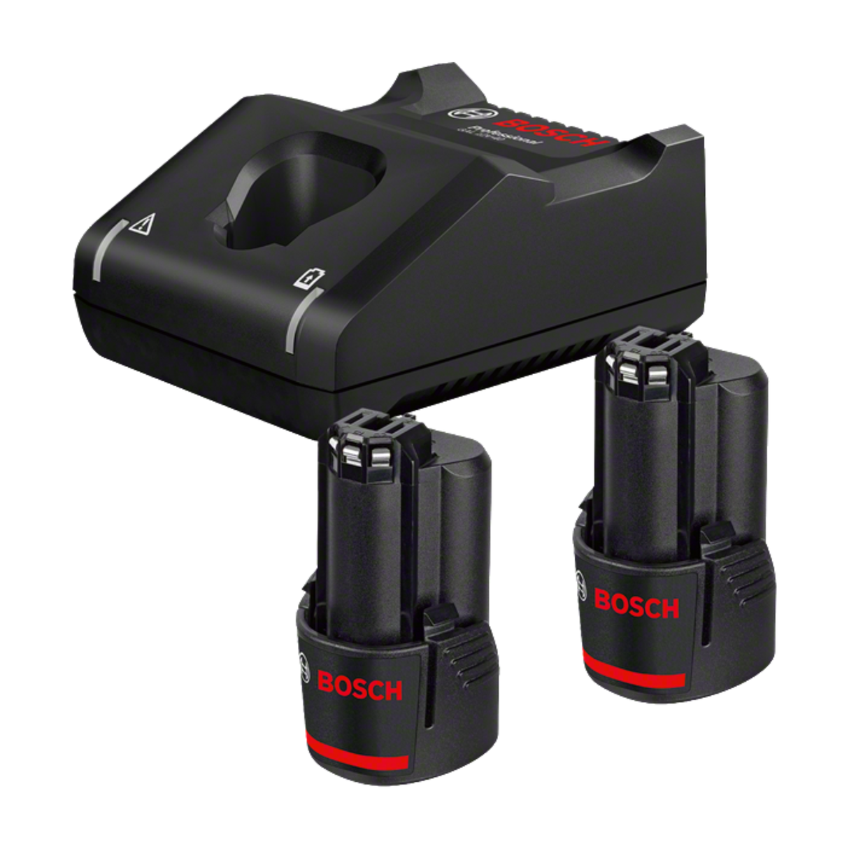 BOSCH 2 x GBA 12V 2.0Ah + GAL 12V-40 Starter Set