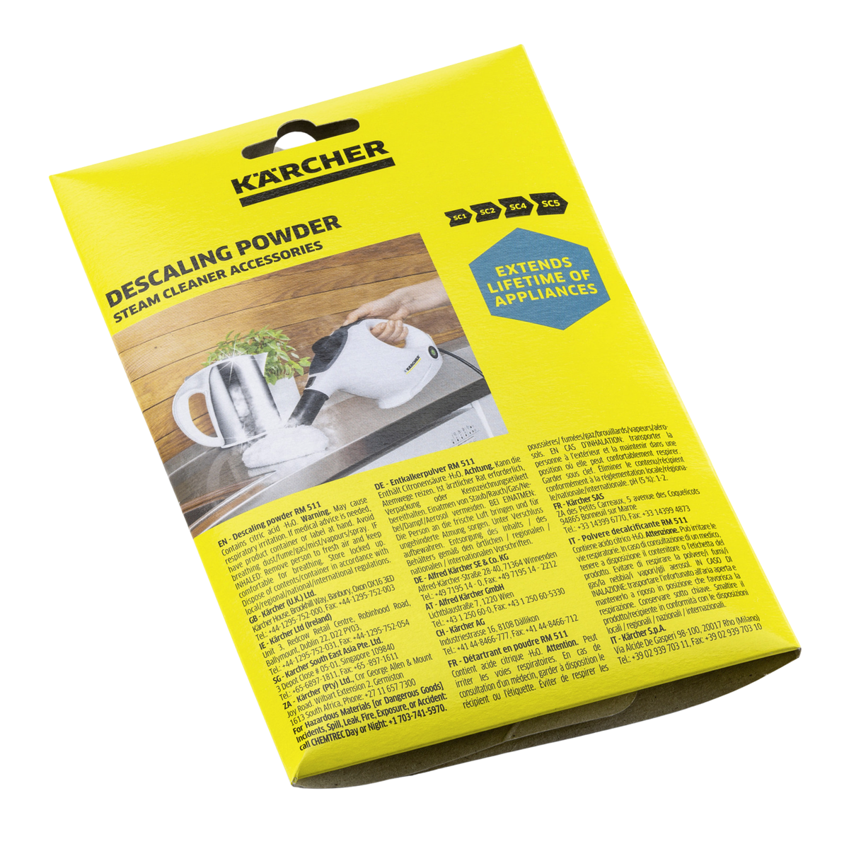 Karcher 6.296-193.0 – RM 511 Descaling Powder, 6 × 17 g