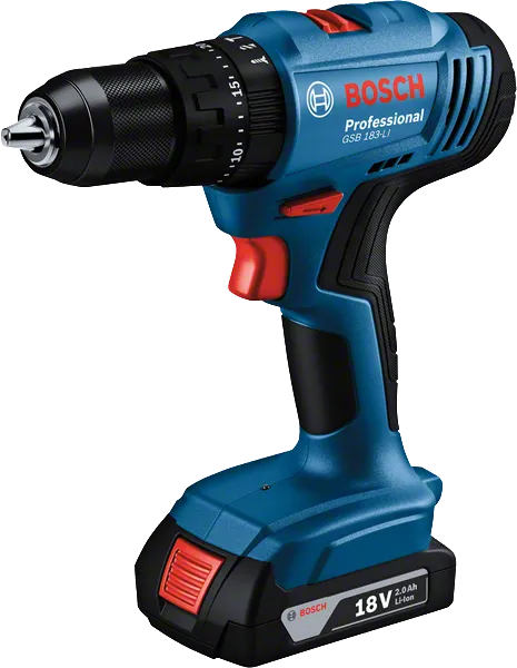 Bosch GSB 183-Li Cordless Impact Drill/Drivers With 1 Battery