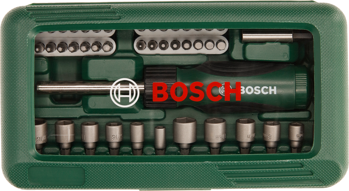 Bosch 46-Piece Mixed Screwdriving Set (Assorted screwdriver bits and accessories for various screwdriving tasks)
