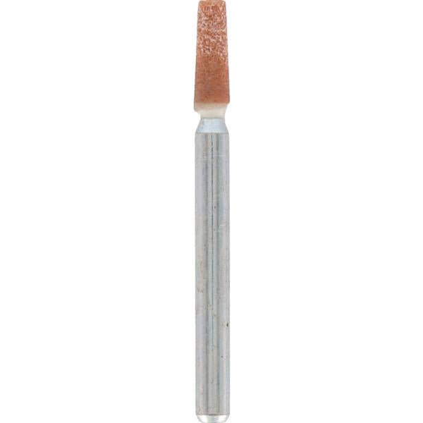 DREMEL 3-Piece High Speed Rotating Aluminium Oxide Grinding Stone Brown and Silver