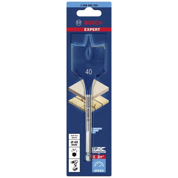 Bosch 2 608 900 330 EXPERT Self Cut Speed Spade Drill Bit, 40 × 152 mm
