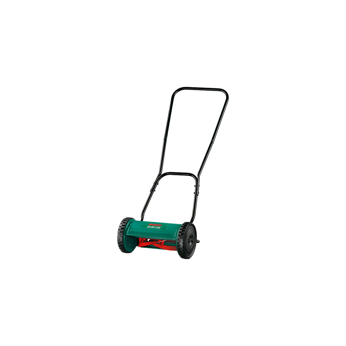 Bosch Manual Lawn Mower AHM 30 (30cm cutting width, Silent, Environmentally friendly, For small lawns)