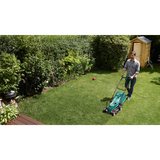 Bosch Electric Lawn Mower Rotak 34 R (1300W motor, 34cm cutting width, For efficient lawn care)