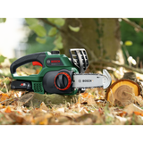 Bosch Garden Cordless Chainsaw UniversalChain 18 (18V, 20cm bar, 4.5m/s, SDS, auto-oil, 2.7kg body, POWER FOR ALL ALLIANCE)