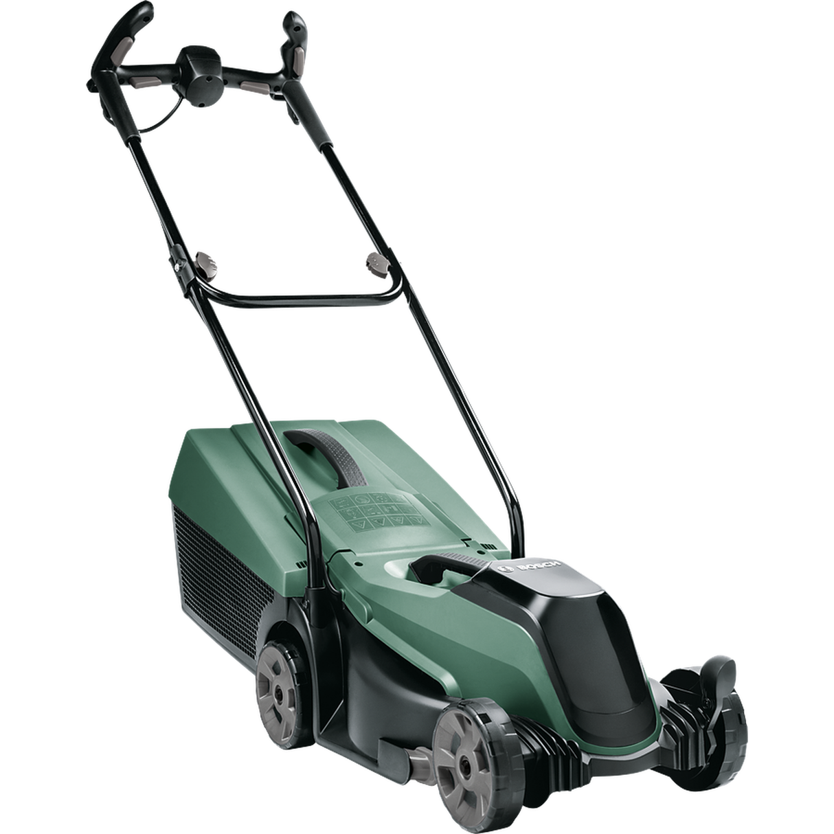 Bosch Cordless Lawn Mower CityMower 18-300 (18V 4.0Ah battery, 34cm cutting width, For urban lawns)