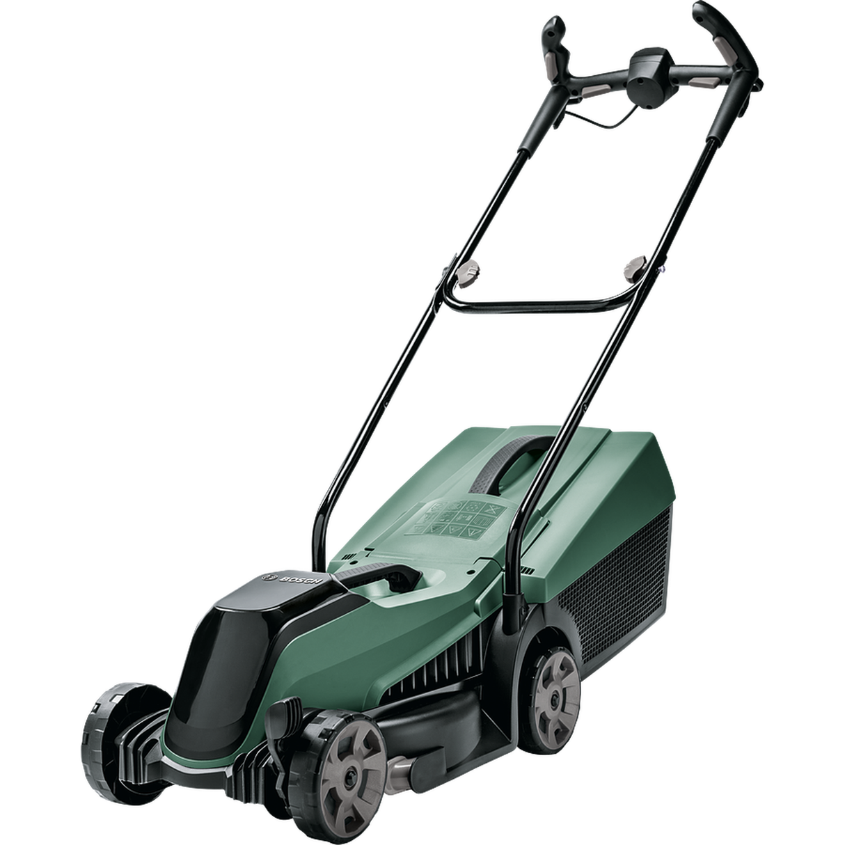 Bosch Cordless Lawn Mower CityMower 18-300 (18V 4.0Ah battery, 34cm cutting width, For urban lawns)