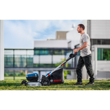Bosch Professional Cordless Lawn Mower GRA 18V2-46 (36V, 46cm cutting, 60L bag, 6-level adj., brushless, 2x18V batt. req)