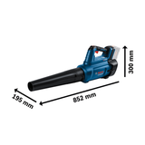 Bosch Professional Cordless Blower GBL 18V-750 (18V, 198km/h, 780m³/h, 2.8kg excl. batt)