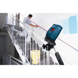Bosch Professional Line Laser GLL 3X (3-line laser, Horizontal and 2 vertical lines, Easy to use for precise alignment)