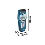 Bosch Professional Wall Scanner GMS 120 (Detection of wood, metal, live cables, Auto-calibration)