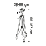 Bosch Tripod BT 150 (Adjustable height, Stable support for line and point lasers)