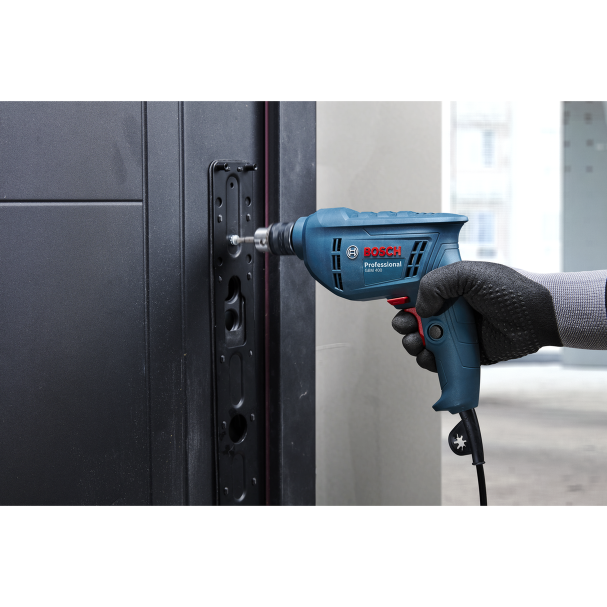 Bosch Professional Drill GBM 400 (400W motor, Compact design, For versatile drilling tasks)