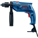 Bosch Professional Impact Drill GSB 13 RE (600W motor, With auxiliary handle, For versatile drilling and impact drilling)