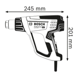 Bosch Professional Heat Gun GHG 20-63 (2000W motor, Adjustable temperature and airflow, For versatile applications)
